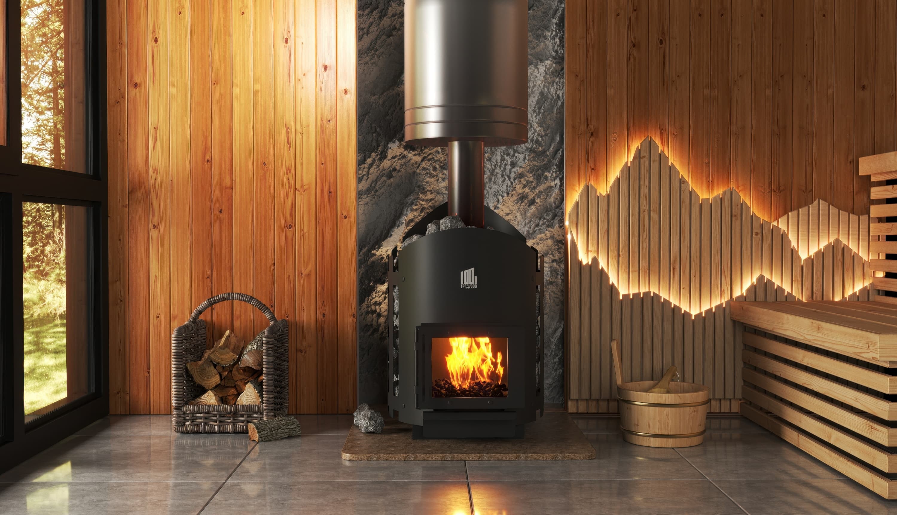 Печь цельсий S в бане